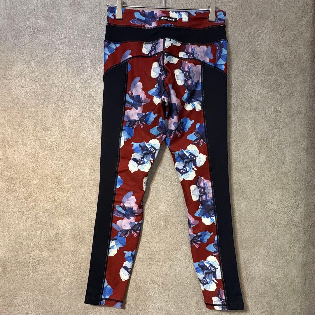 S相当【極美品】AUMNIEアムニー トップス レギンス上下セット フラワー