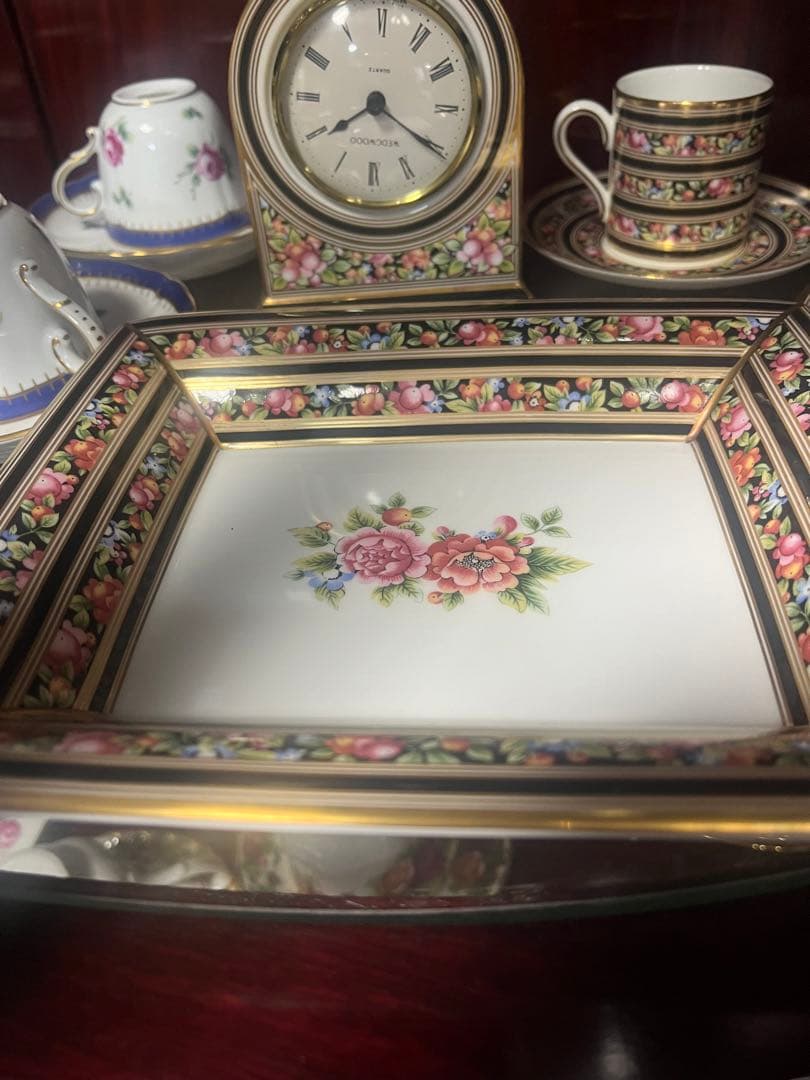 ウエッジウッド　クリオ　西洋陶器 花柄セット　アンティーク　廃盤　3点セット