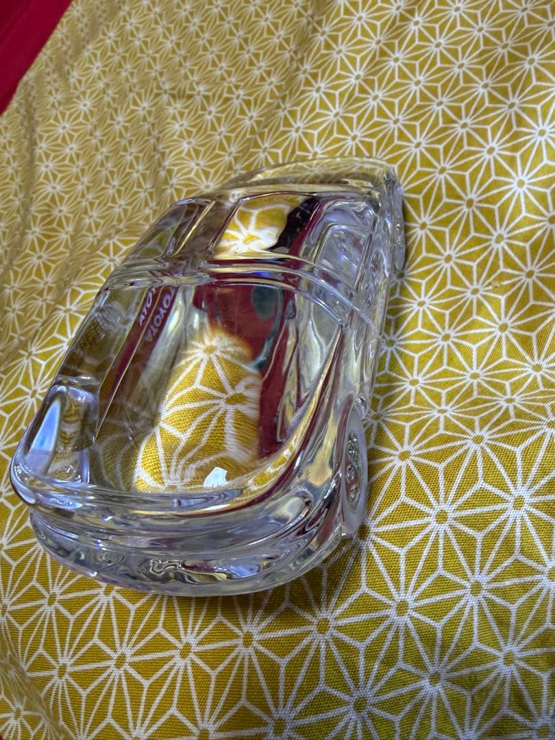 【非売品 】TOYOTAセラ HOYA ガラス クリスタルガラス オブジェ 置物