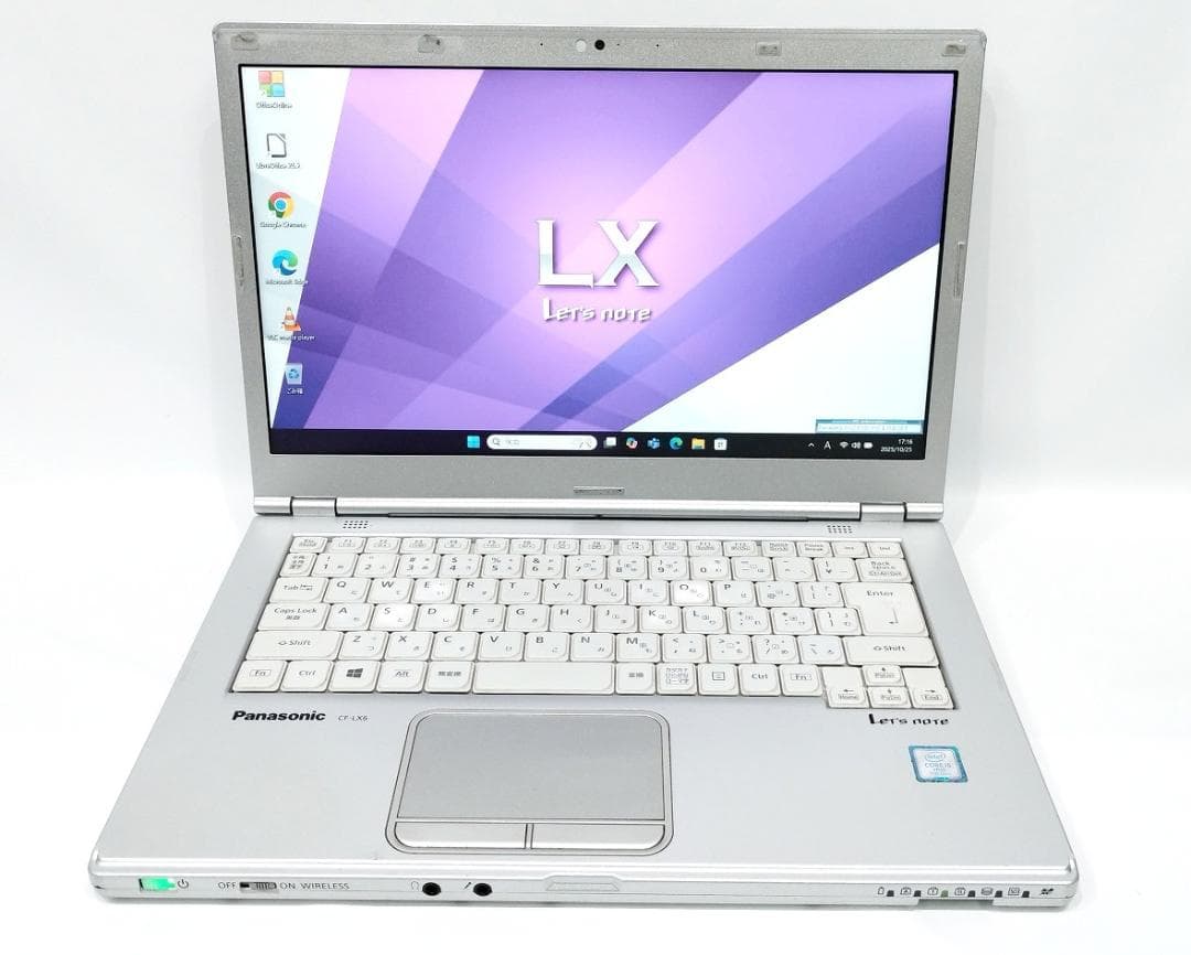 Windowsノート本体 Panasonic CF-LX6RDPVS I5 7300U 8GB Win11