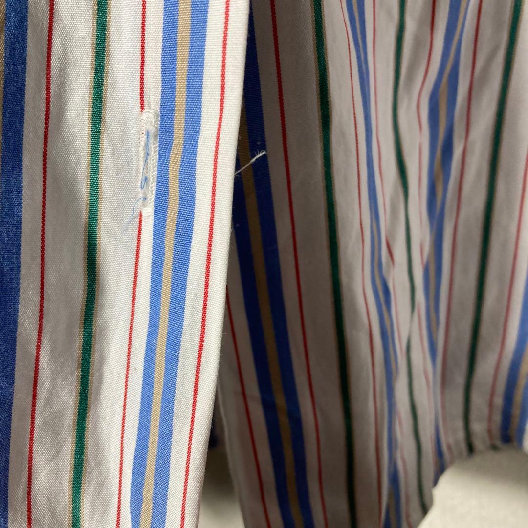 ヴィンテージ ヴィヴィアンウエストウッド ボリューム袖シャツ ストライプ オーブ