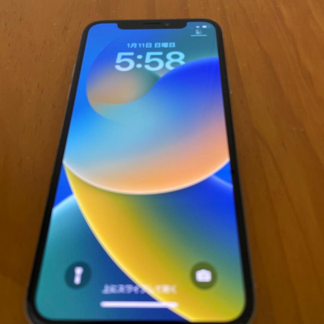 iPhoneX 64GB シルバー