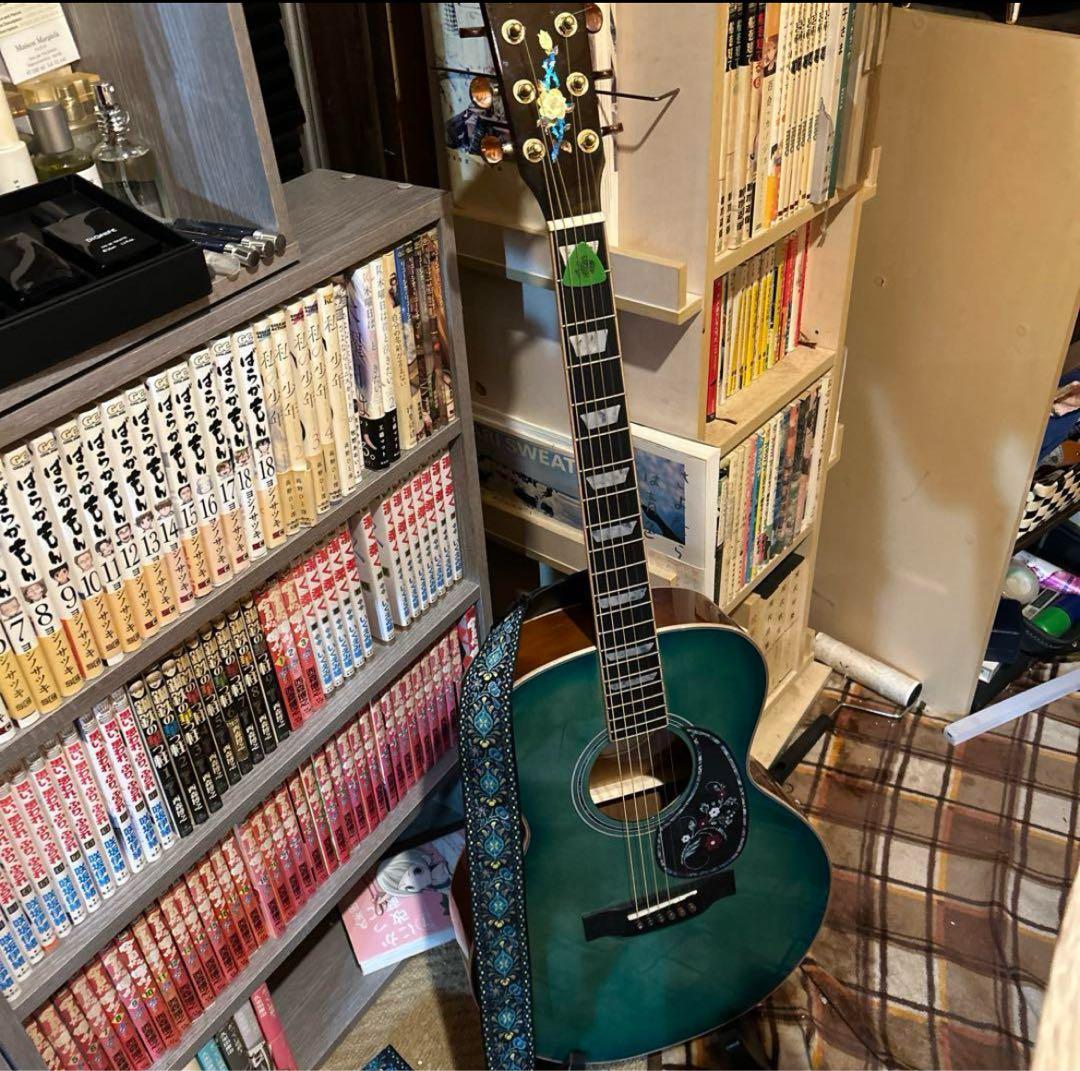 アコースティックギター グリーン