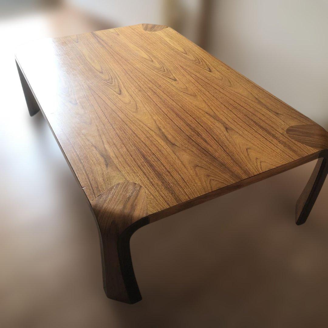 マ*ウ様 1/4〆　天童木工 座卓 ローテーブル 曲げ木 成形合板 和室 リビン