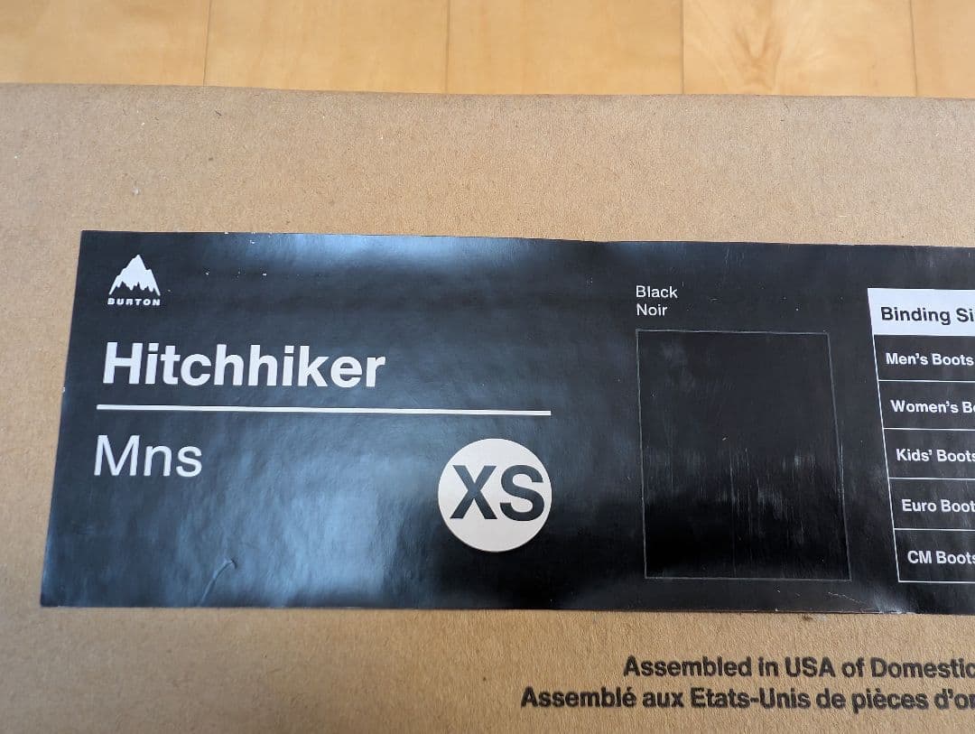 た*つ様 メンズ バートンスノーボード バインディング ヒッチハイカー ブラック