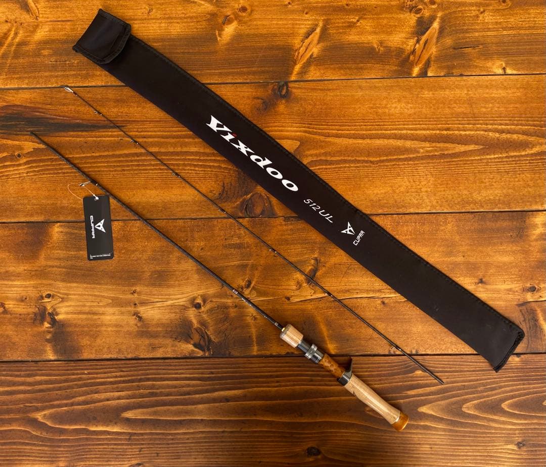 トラウトロッド　5ft1inch ウッドリールシート　渓流 天然木　ベイトロッド