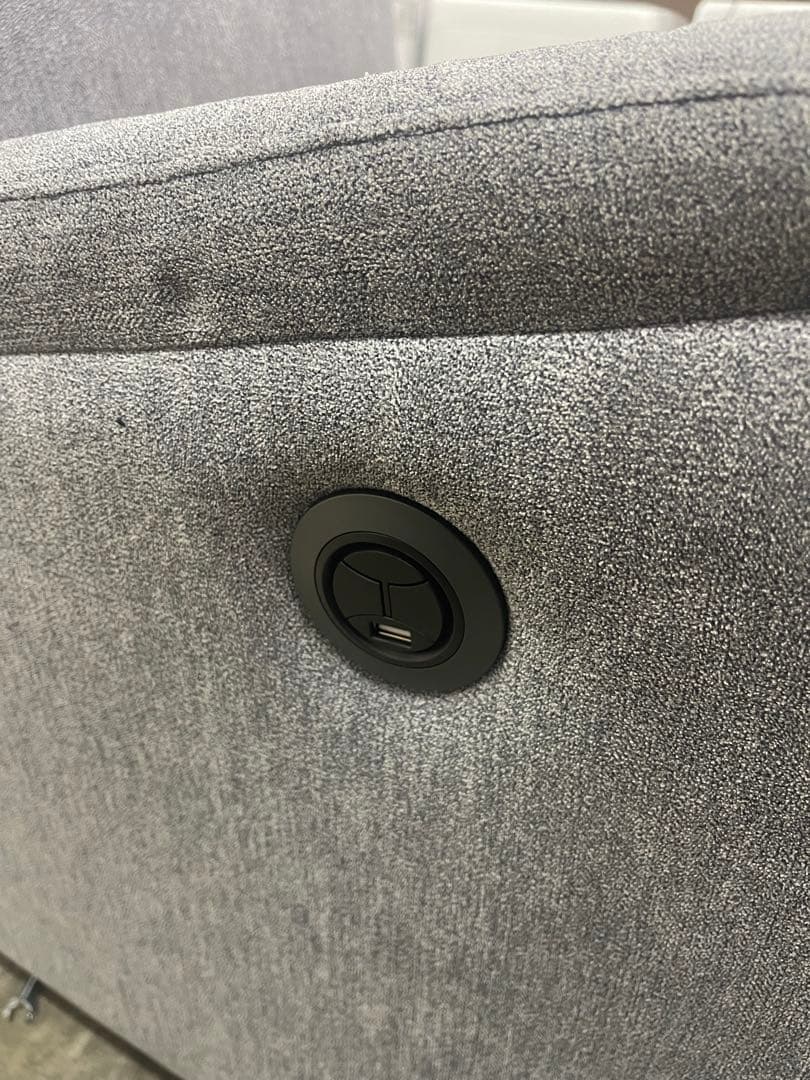 電動リクライニングソファ　USBポート有 直接引き取り可