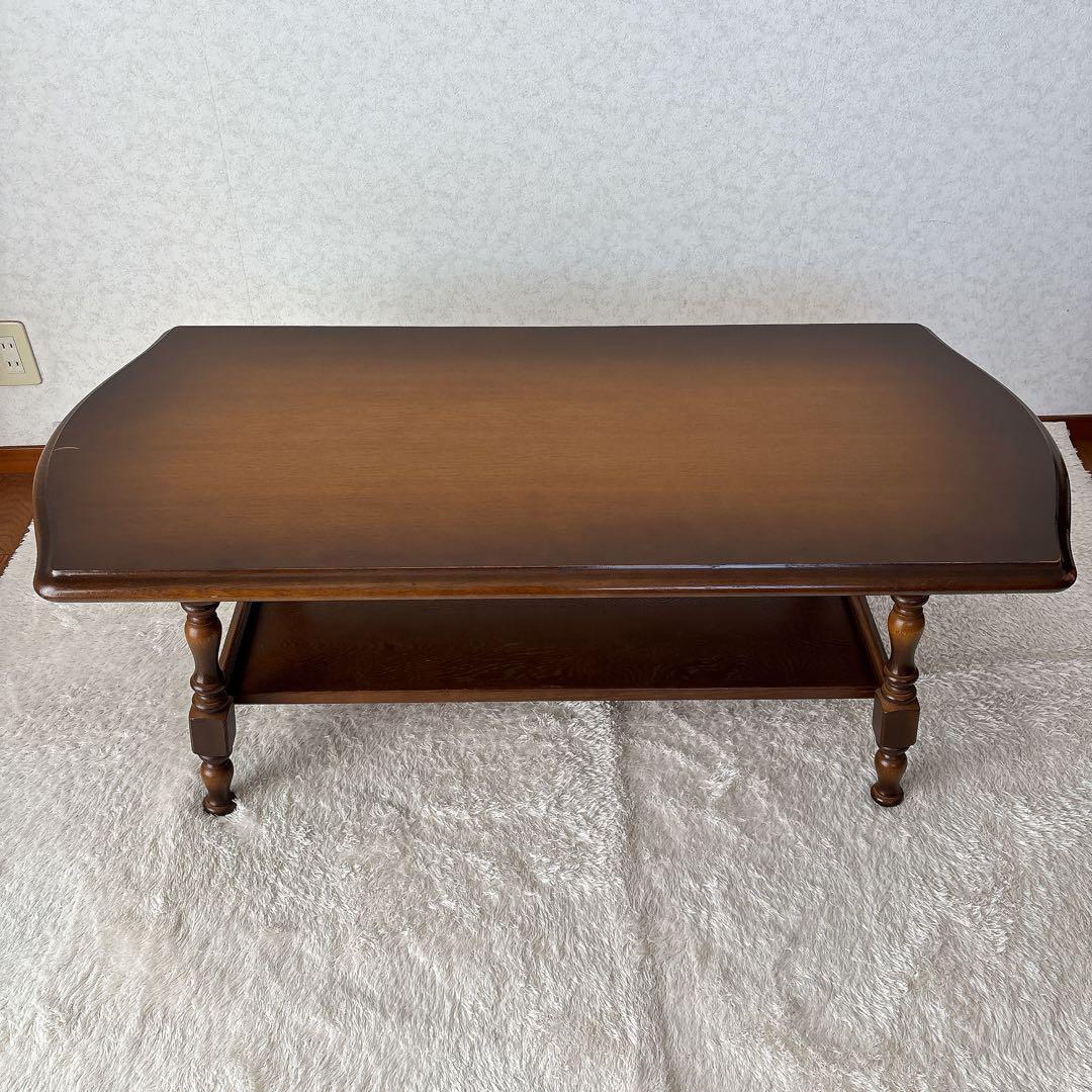 超名品】飛騨産業 キツツキ 穂高 リビングテーブル コーヒー センター テーブル