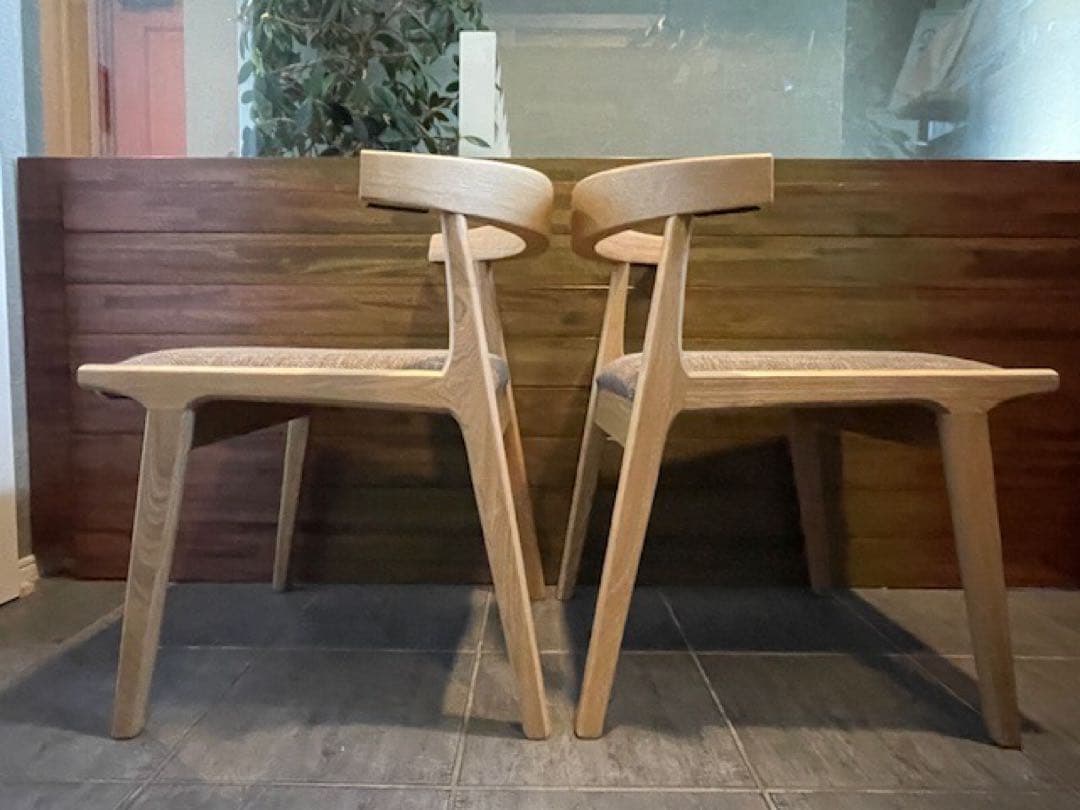 アトム■Henryヘンリー アッシュ無垢材/天然木 ダイニングチェア■A