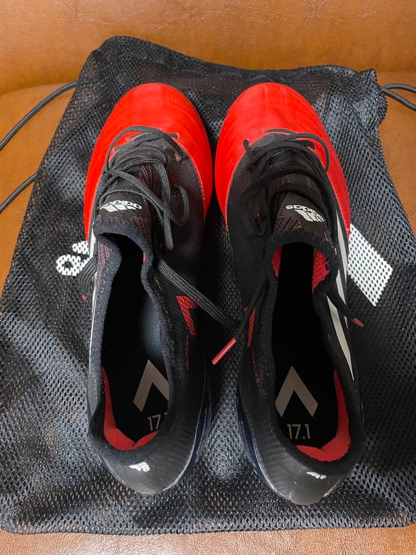 adidas 17.1 サッカーシューズ スパイク レッド/ブラック