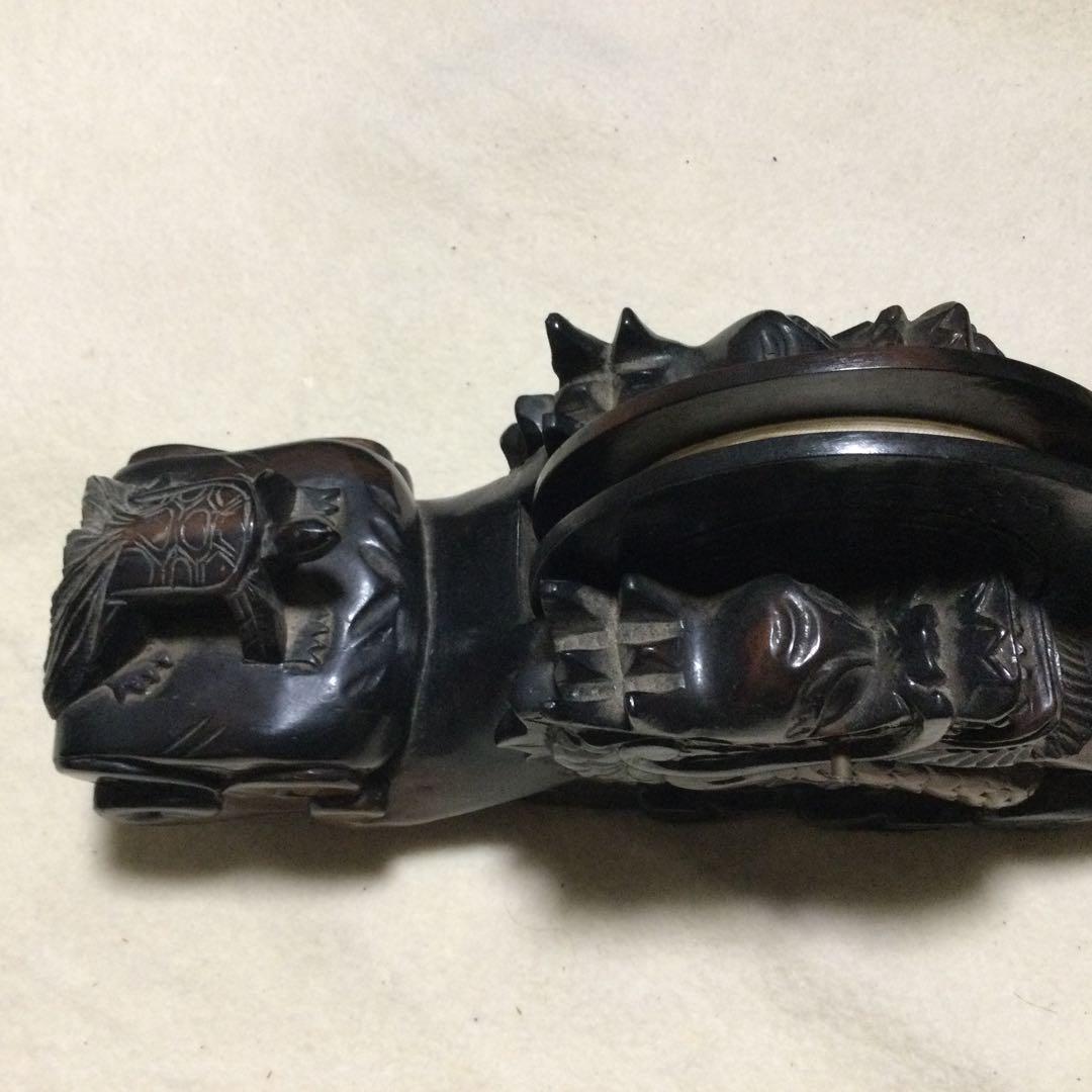 木製ドラゴン彫刻大工さんの昔の線引く道具ですNO７９〜飾りにどおですか。