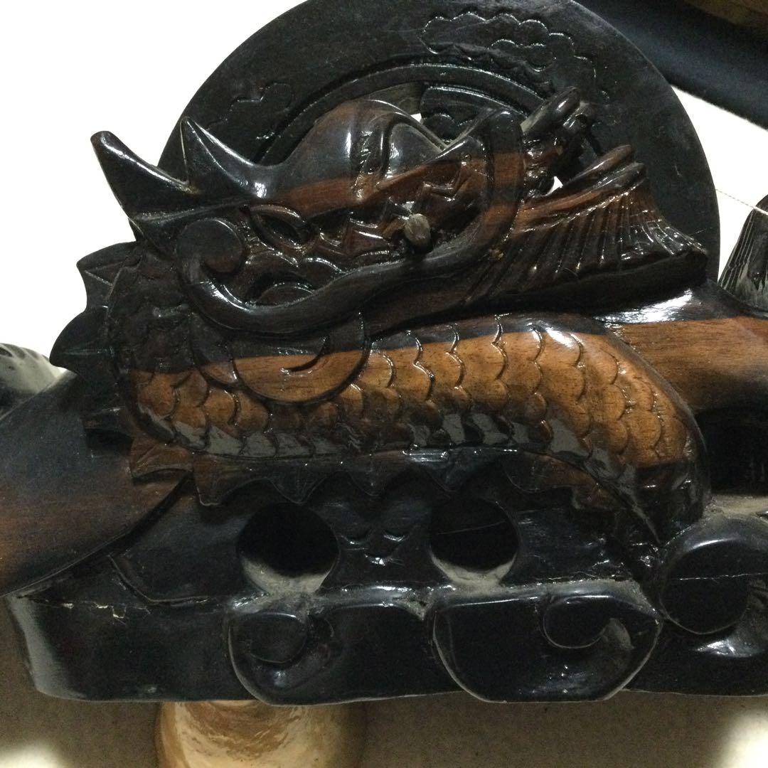 木製ドラゴン彫刻大工さんの昔の線引く道具ですNO７９〜飾りにどおですか。