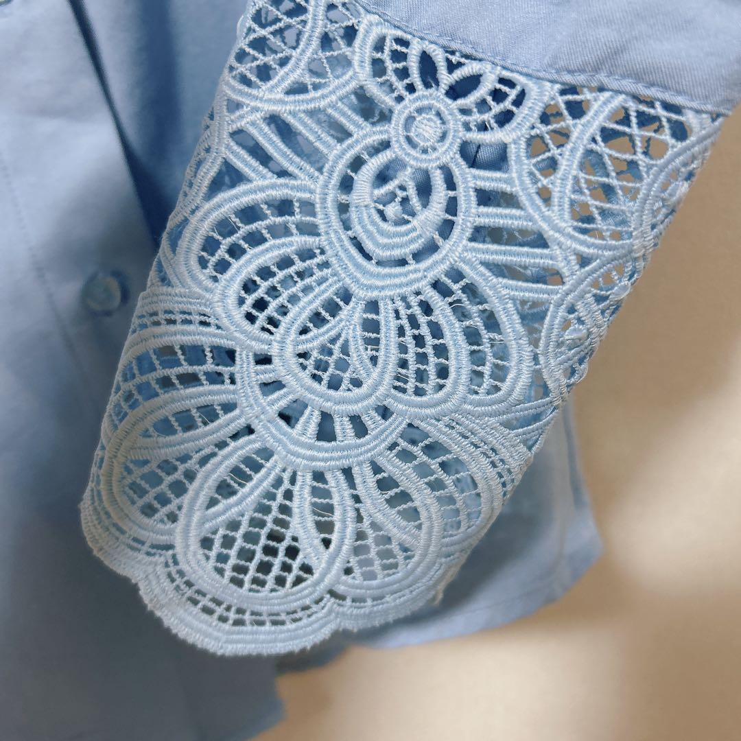 LAGUNAMOON レースカフスシャツ