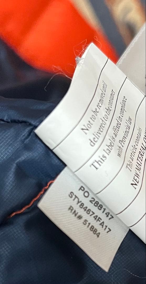 パタゴニア FA17 ダウン セーター ジャケット オレンジ モンベル