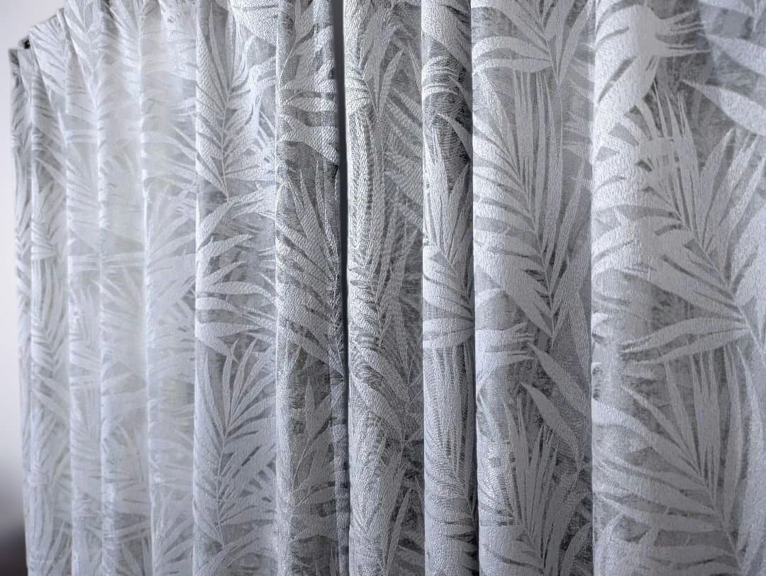 裏地付き遮光2級・遮熱ジャカードカーテン 100X110X2