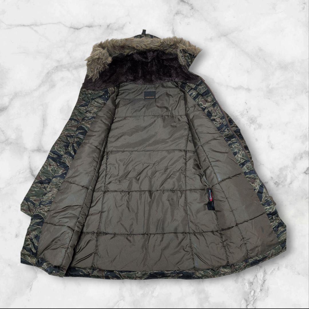 名作 ヒステリックグラマー ヒスガール プリマロフト モッズコート 迷彩