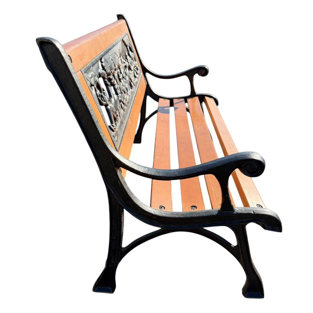 【希少】ディズニー 鋳物ガーデンベンチ ミッキー＆フレンズ 15-5