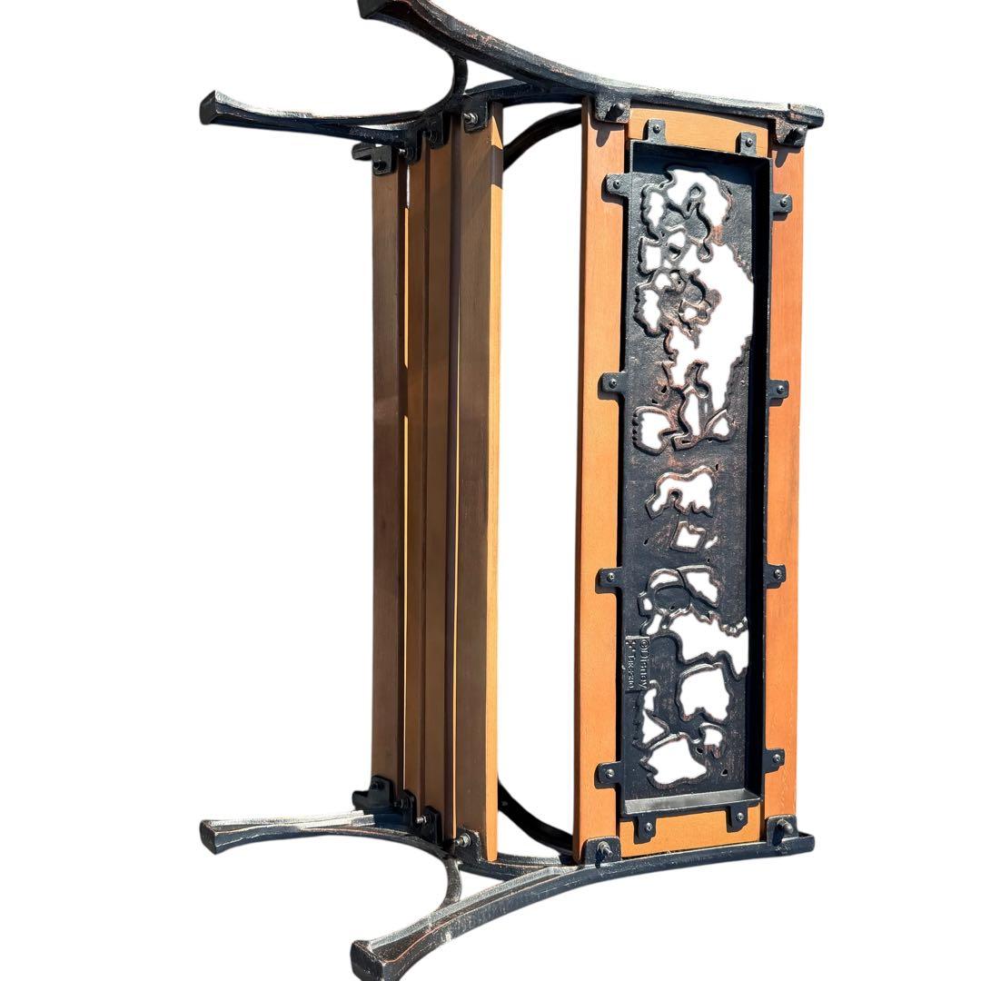 【希少】ディズニー 鋳物ガーデンベンチ ミッキー＆フレンズ 15-5