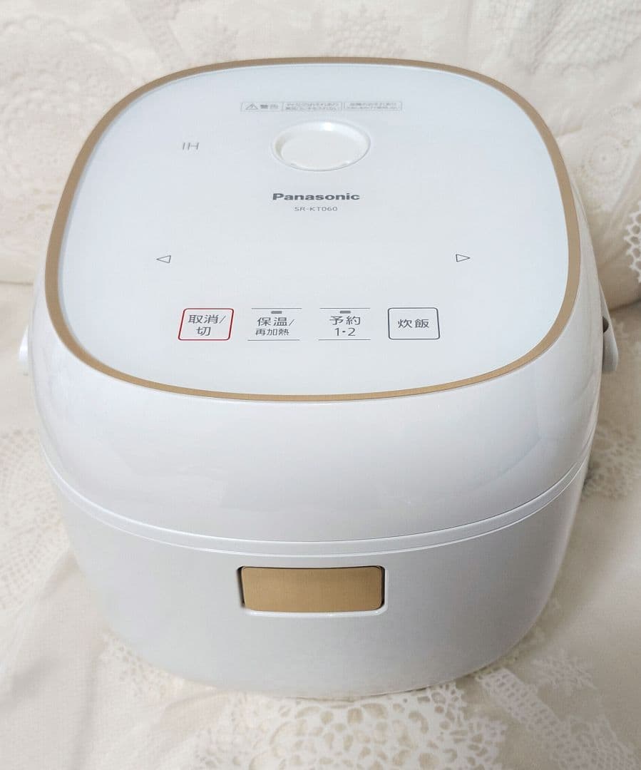 Panasonic 炊飯器 SR-KT060-W ホワイト