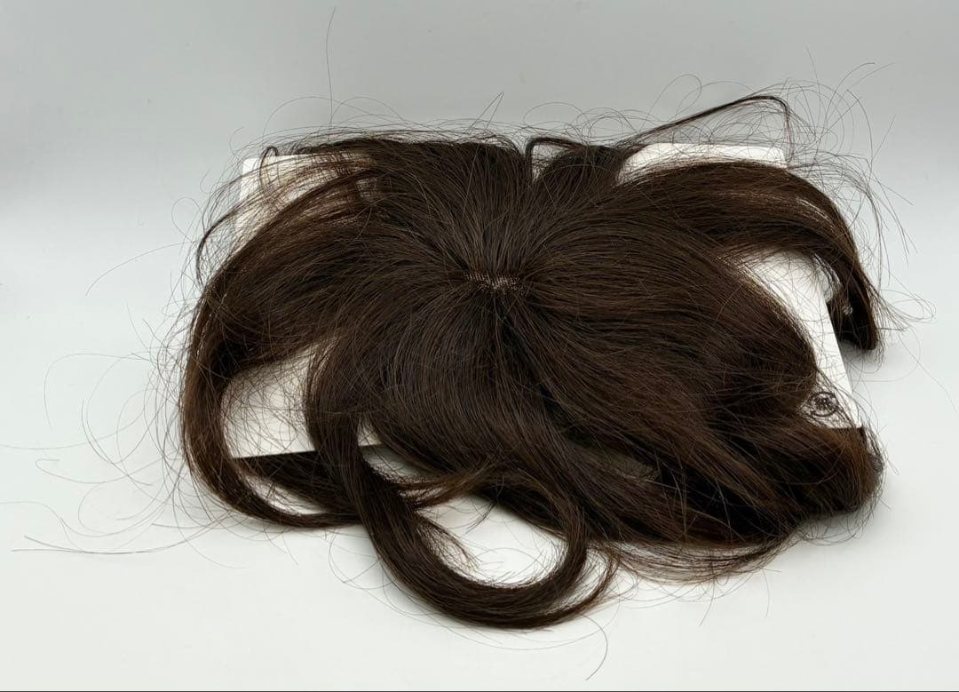 【美品】ジュリアオージェ クロスフリー ウィッグ チャ 人毛100％ 59558