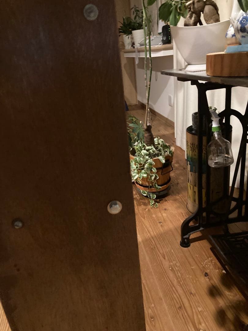 昭和レトロ　木製本棚　中棚5段