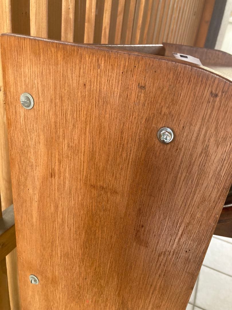 昭和レトロ　木製本棚　中棚5段