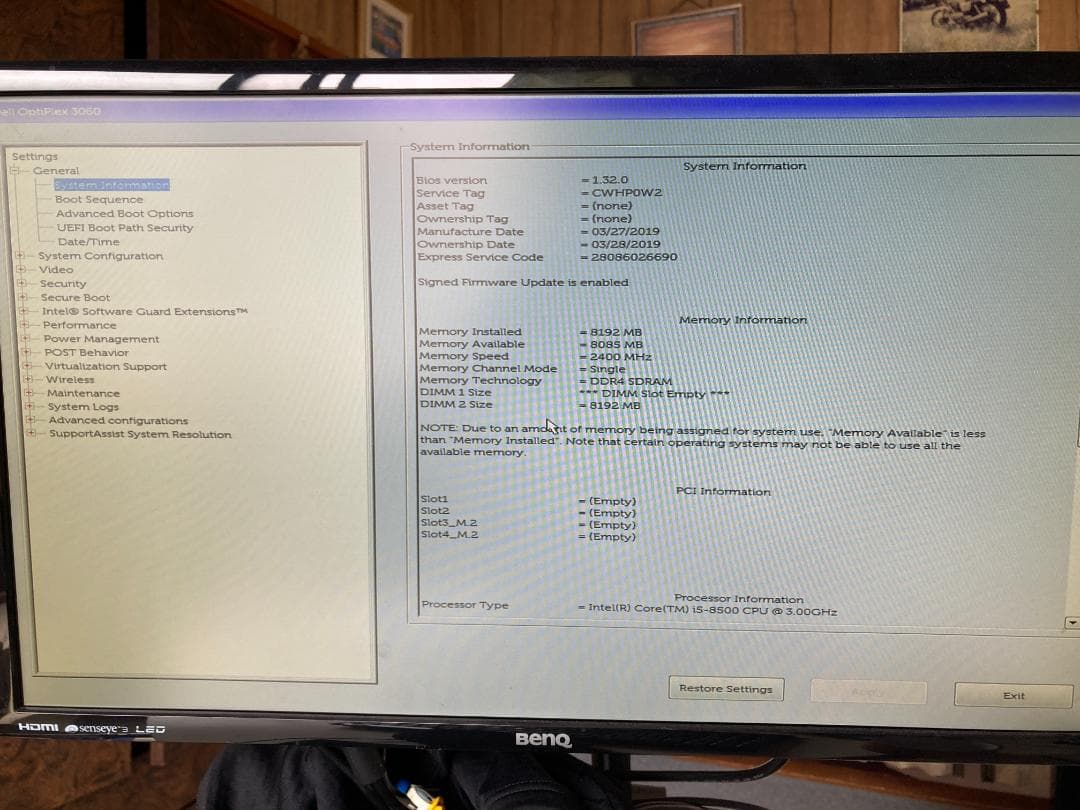H*i様 Dell OptiPlex 3060 デスクトップPC ジャンク