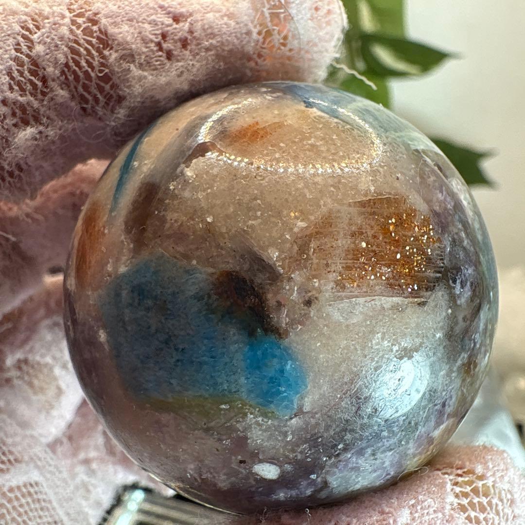 すずりん様アパタイト♡レピド♡ソーダ♡トルマリン♡サンストーン共生No1682