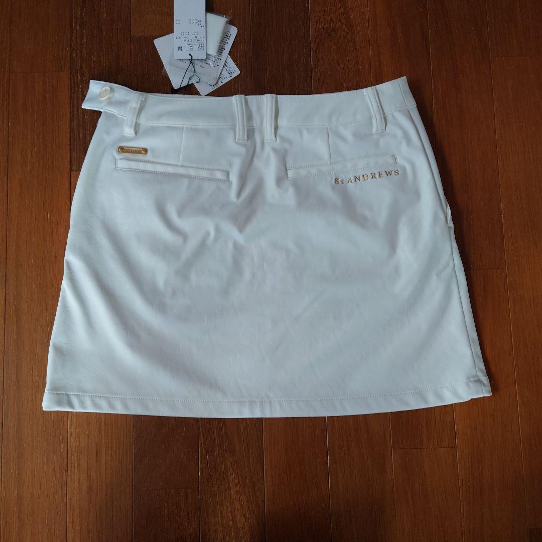 SKANDREWS レディース ゴルフスカート M ホワイト