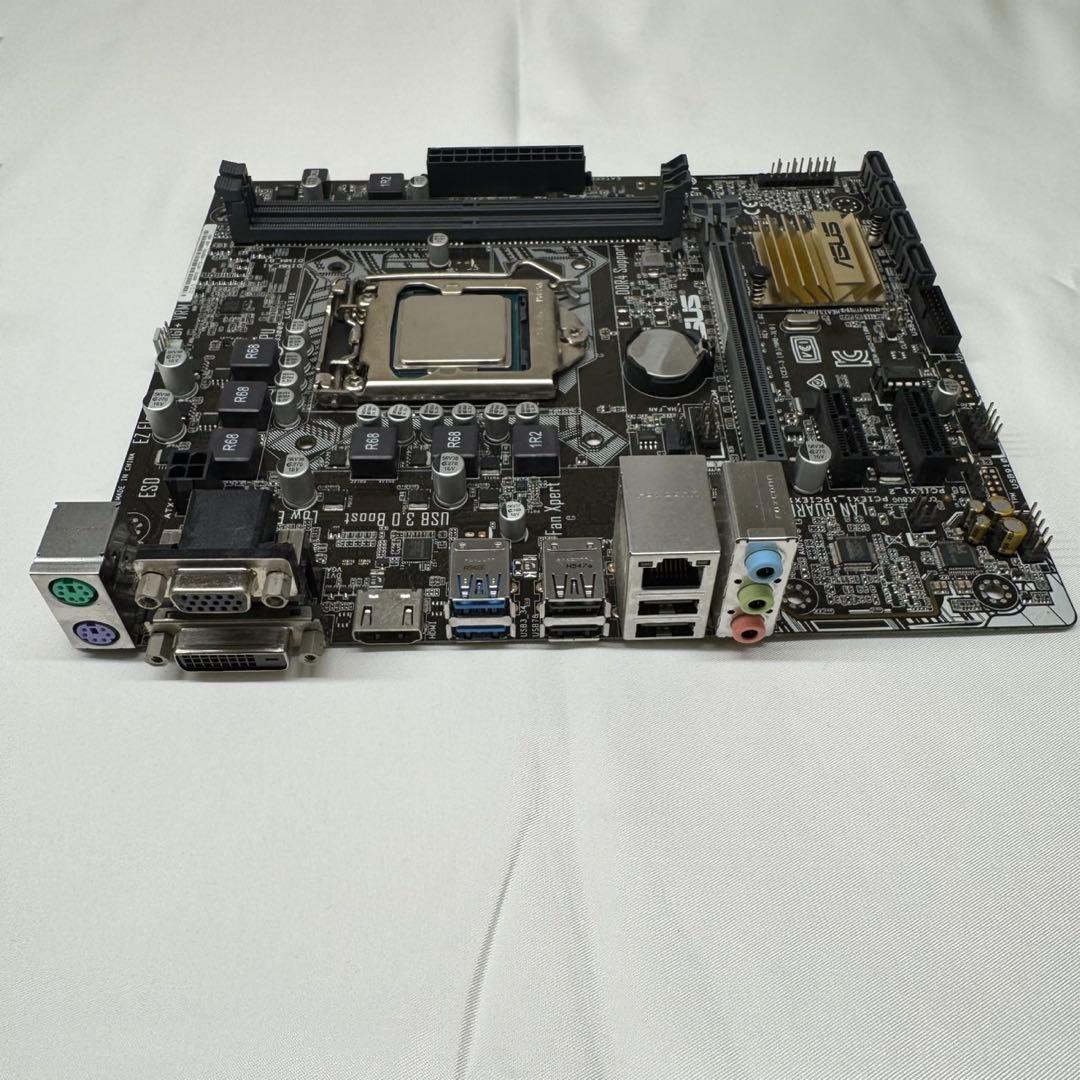 ASUS マザーボード H110M-A & i7-6700、メモリ、冷却ファン