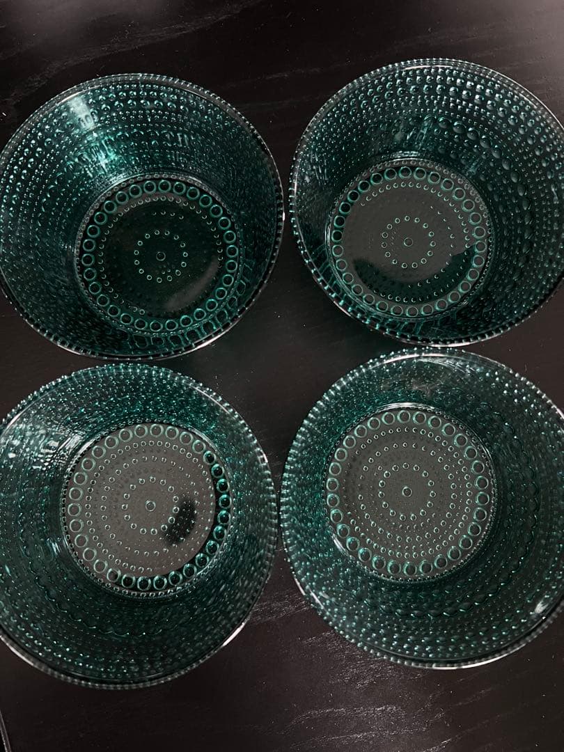 イッタラ　シーブルー　ボウル　４個セット　収納品