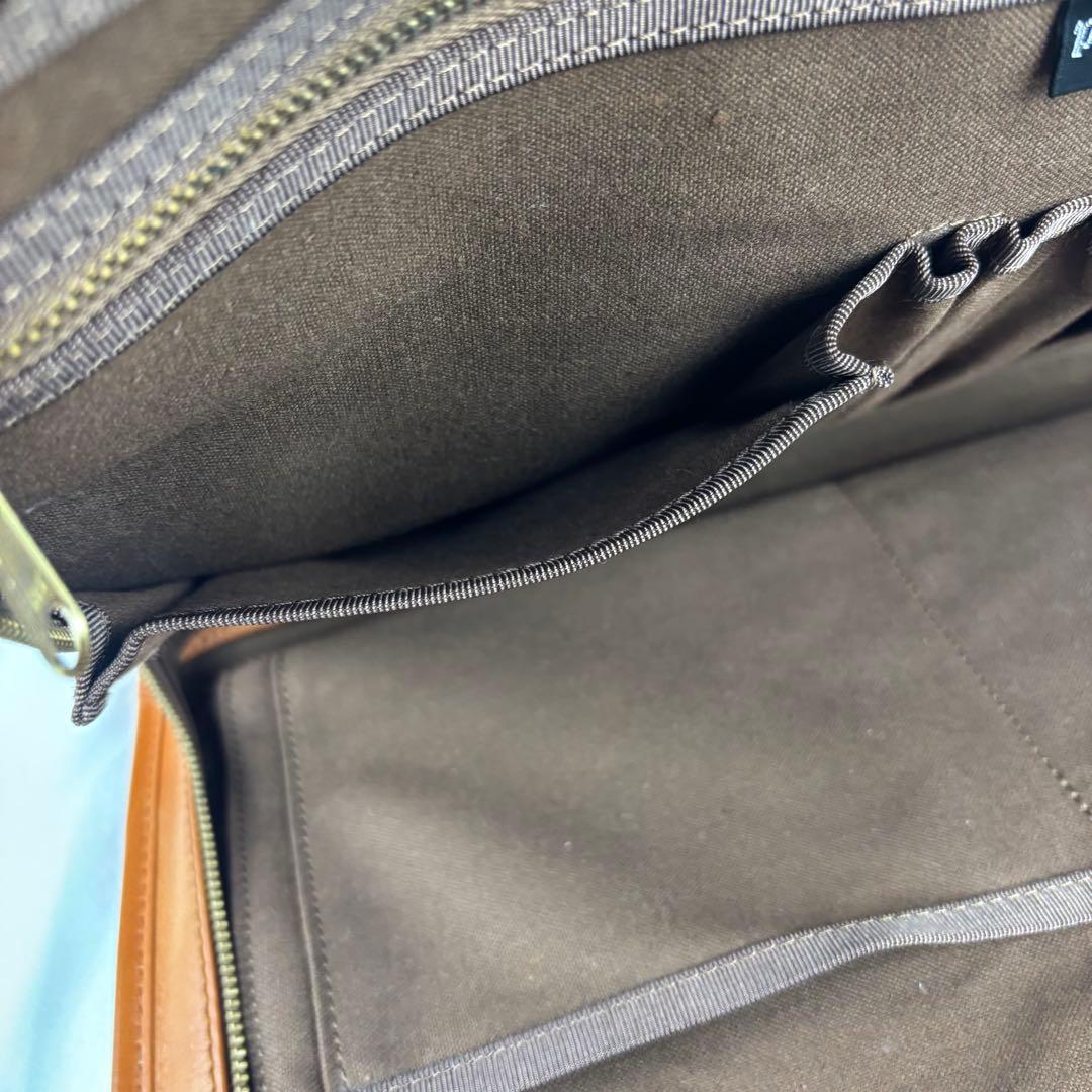 ✨希少 美品✨ PORTER ブラウン レザー ブリーフケース
