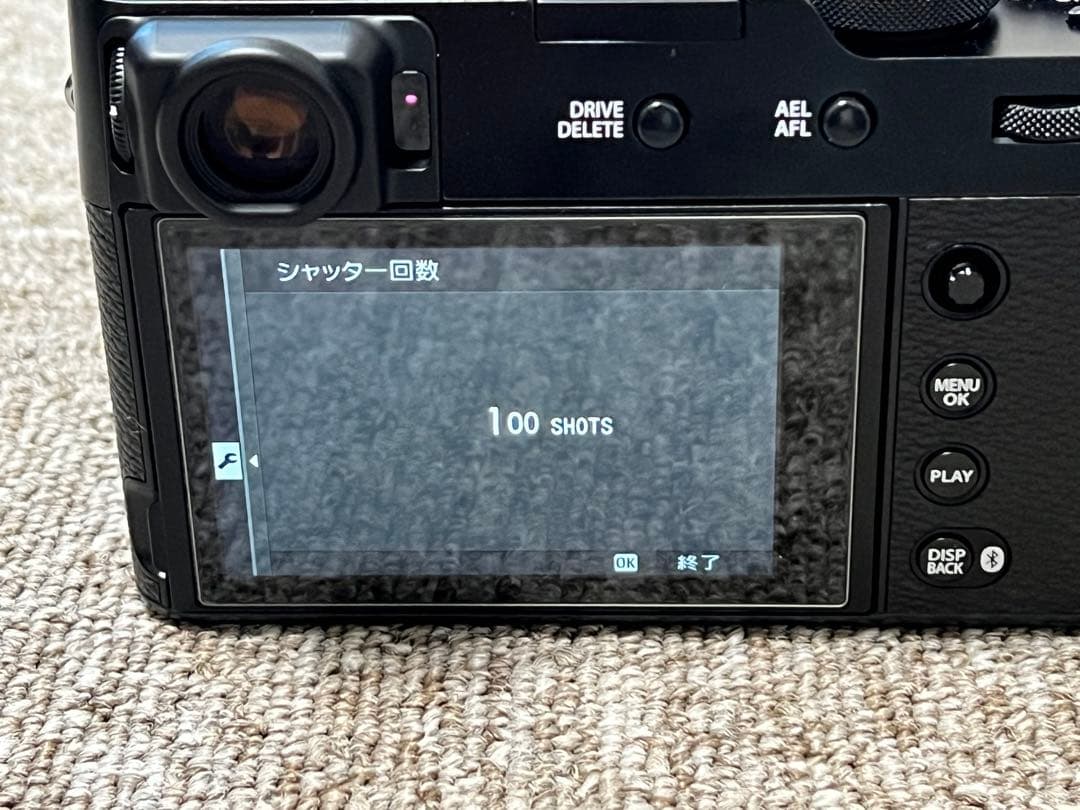 【長期保証付き】Fujifilm X100VI ブラック 総ショット100