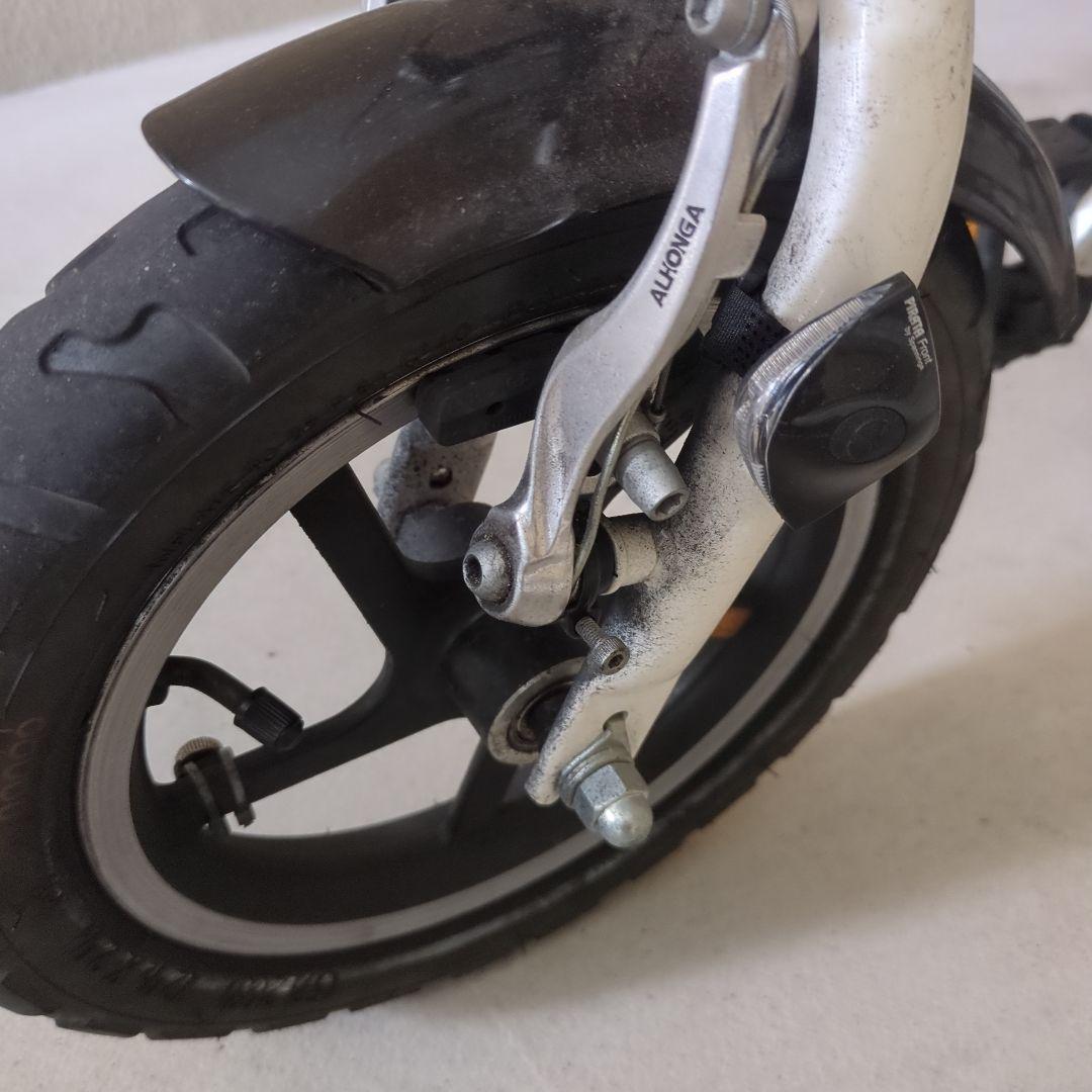 折りたたみ自転車 nanoo ホワイト Shimanoギア