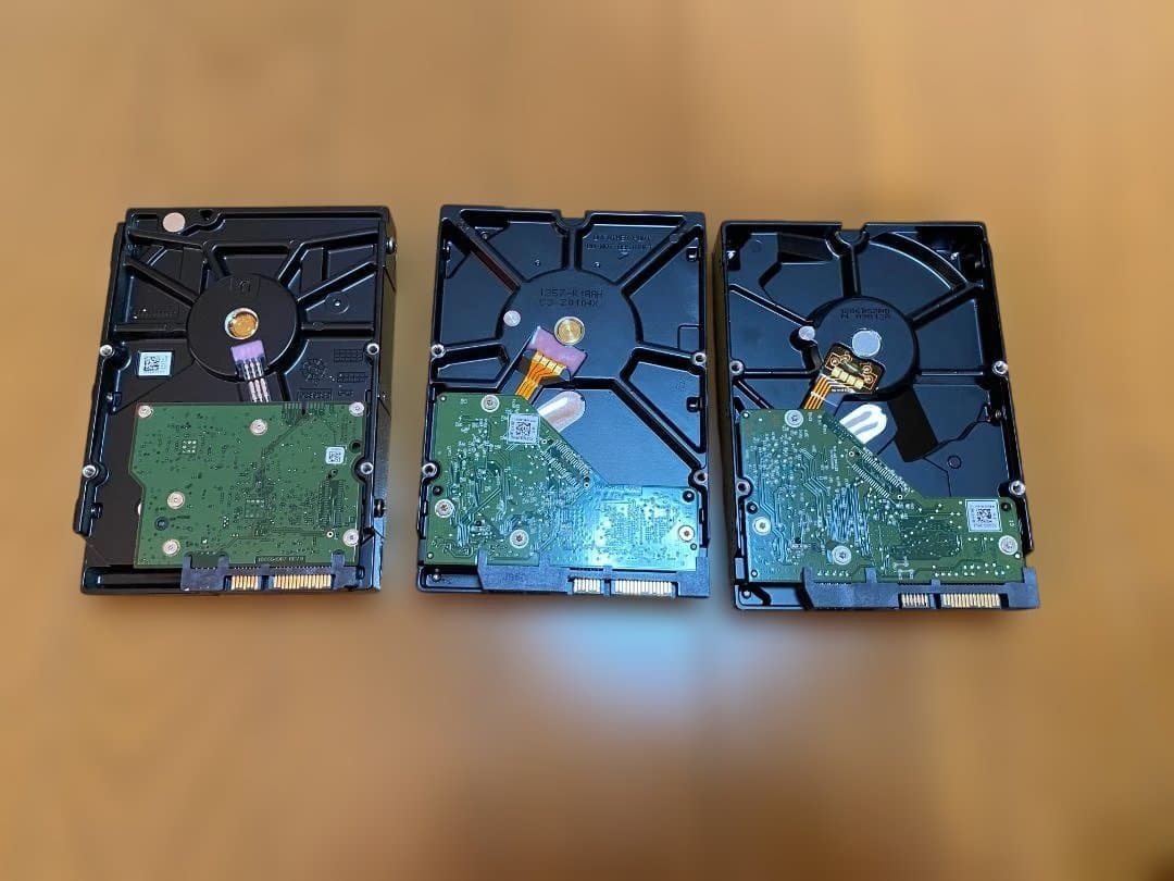 【合計7TB】HDD 3枚セット（3TB×2 / 1TB×1）動作確認済