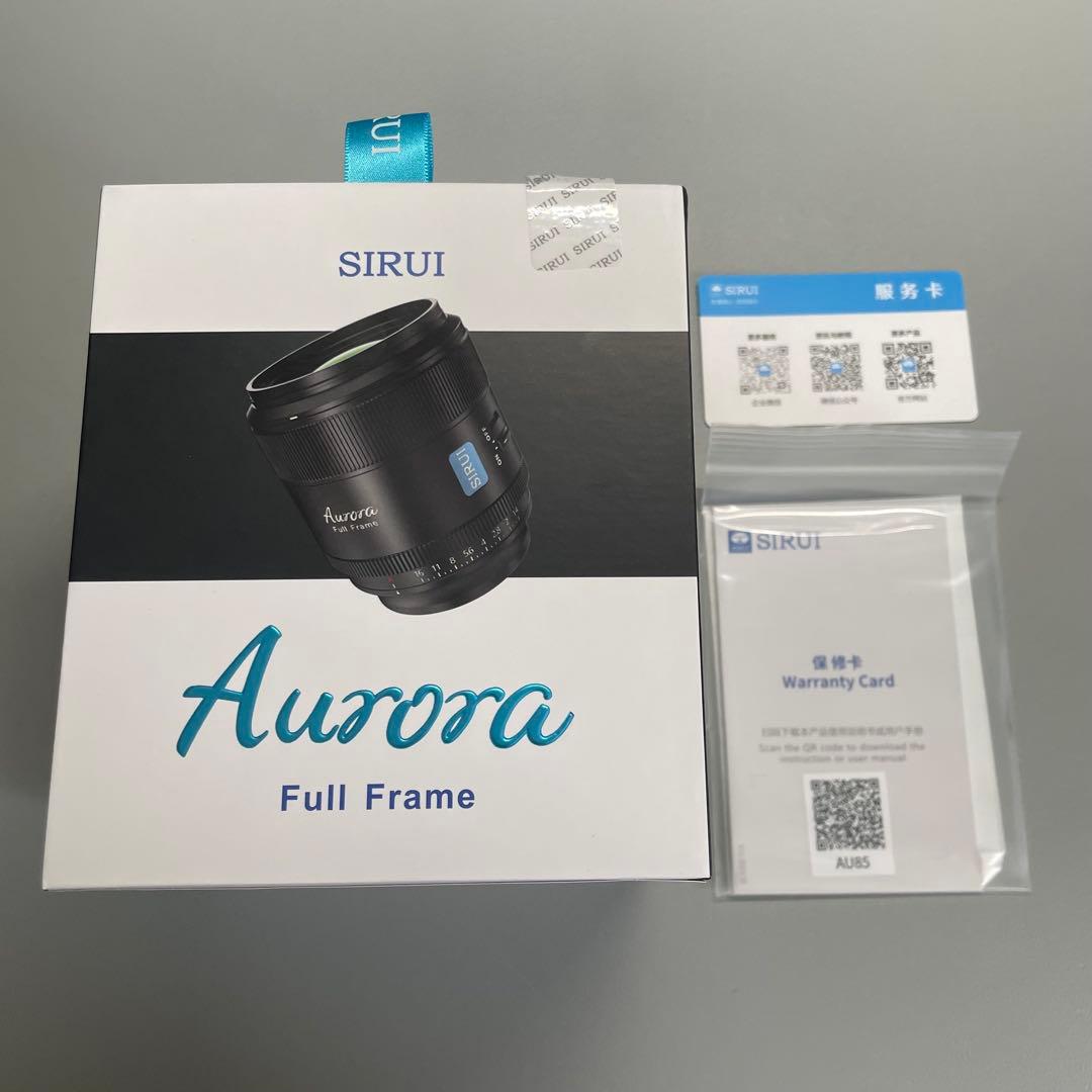 【ほぼ未使用】Sirui Aurora 85mm F1.4 Sony Eマウント