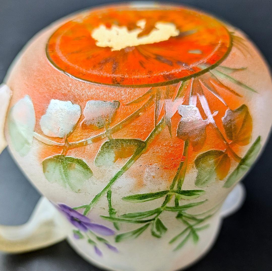 マッチー　ドーム・ナンシー 夜明けの菫の情景 ミニチュア水差 超絶技巧 ジ