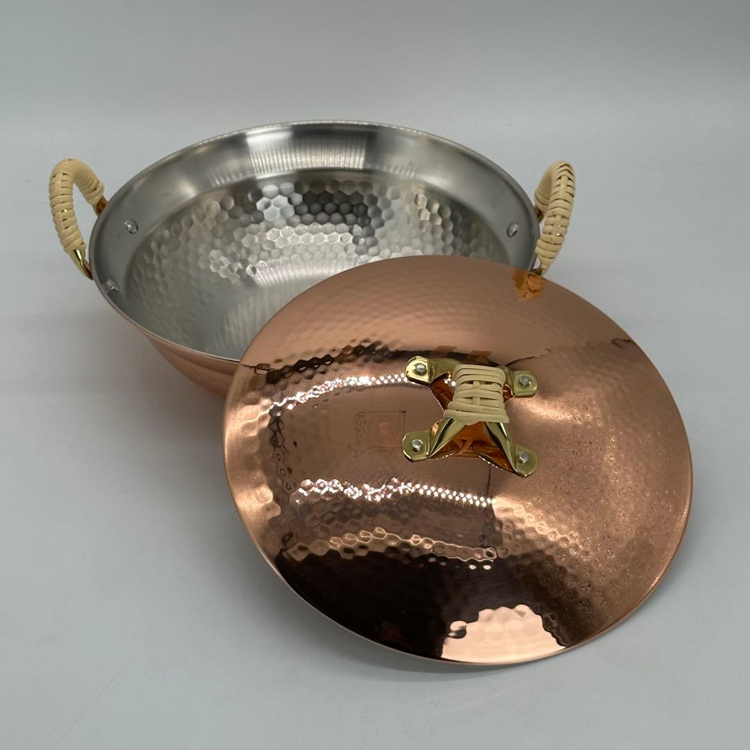 新品 新光堂 和風かこみ鍋 鎚目入 よせ鍋 24cm S-1055S 鍋 日本製