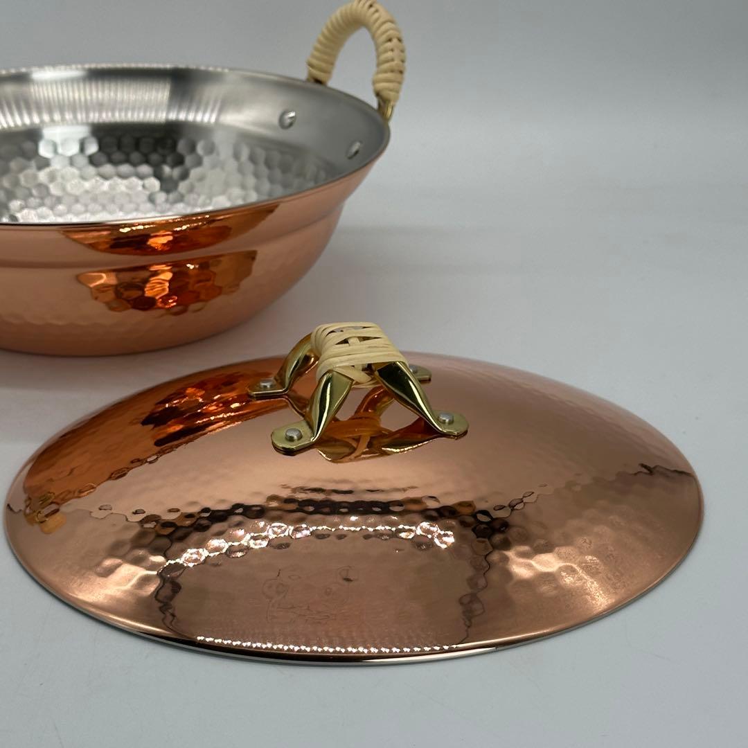 新品 新光堂 和風かこみ鍋 鎚目入 よせ鍋 24cm S-1055S 鍋 日本製