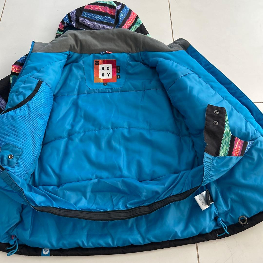 ROXYキッズ子供用スノーボードウエア　150 160 女の子用　毛糸柄　スキー