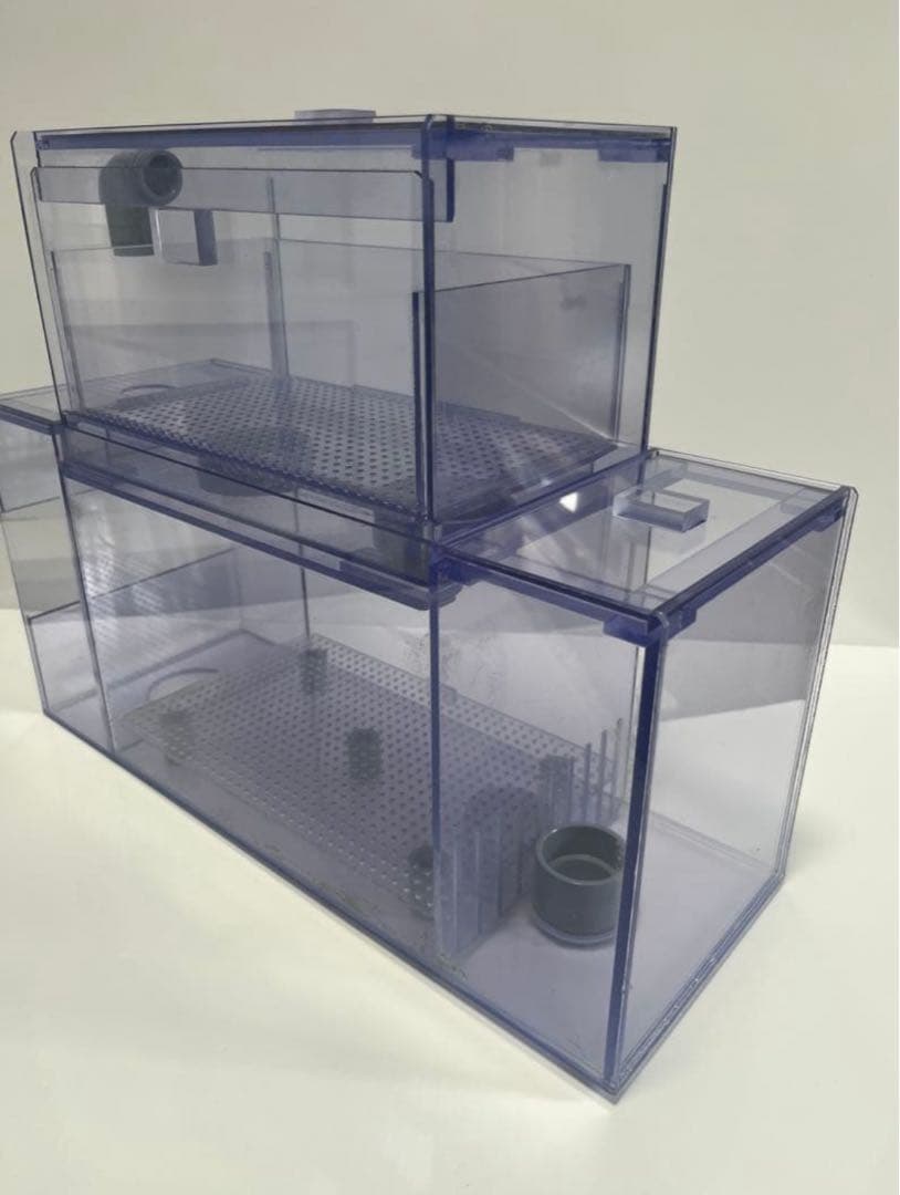 【引取限定】45センチアクリル水槽 45cmと上部フィルター 水中ポンプ付き