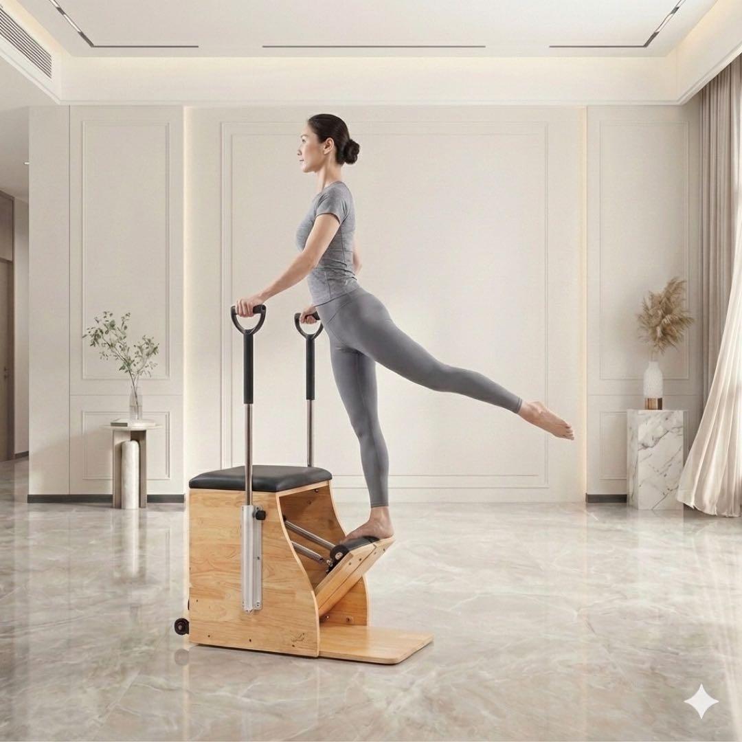 ピラティス　チェア 調整可能スプリング付き