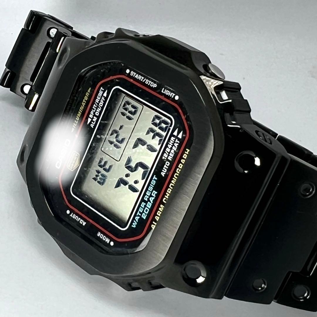 新品 フルメタルカスタム用ステンレスブラック、ベゼル・バンド(時計は含みません)