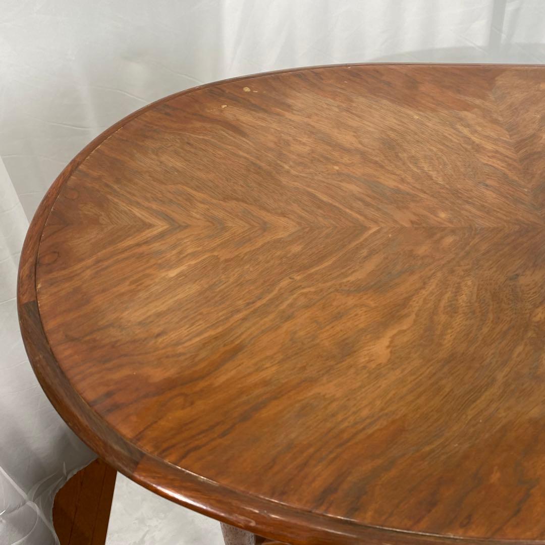 【希少】オールドマルニ センターテーブル 天板：ブビンガ材 脚：カリン材