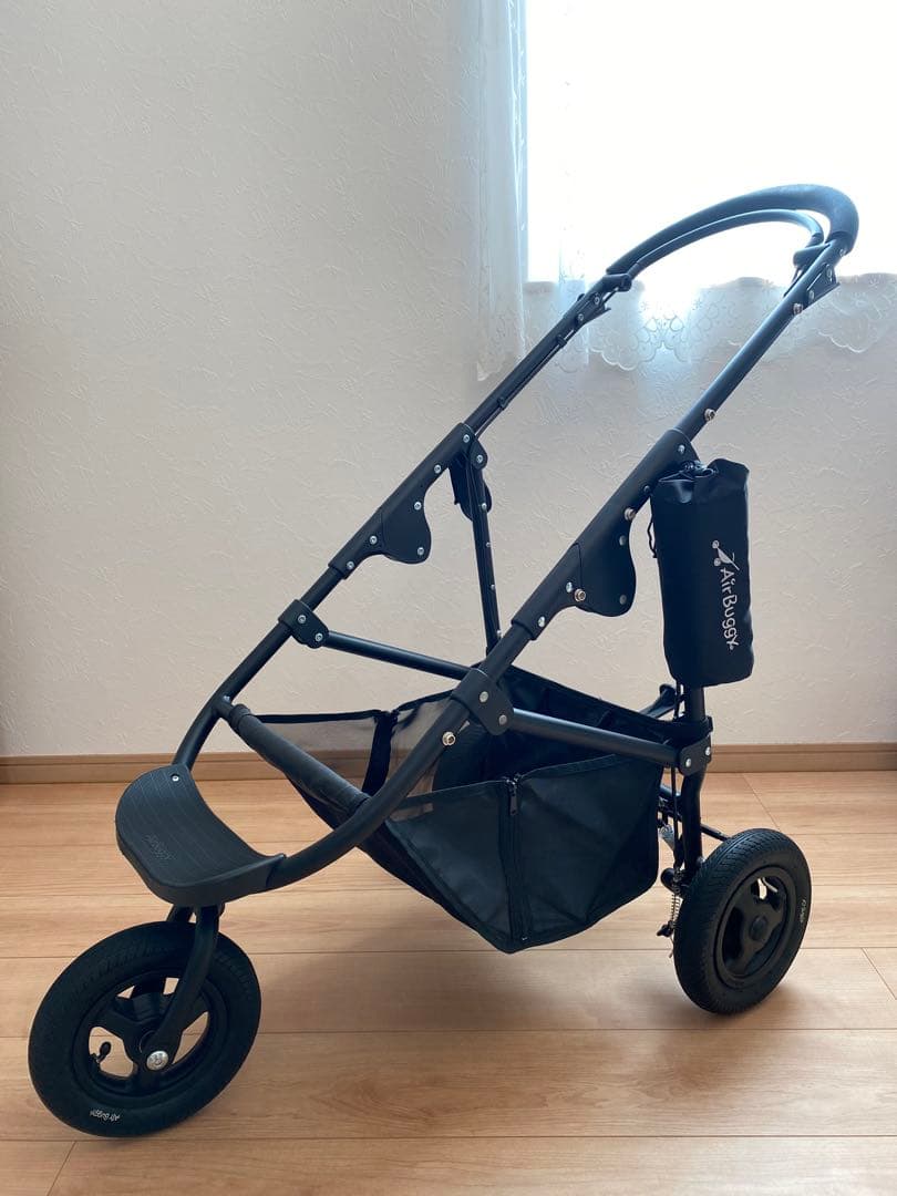 【美品】エアバギー 黒 AIRBUGGY ココブレーキ フレームのみ 犬カート