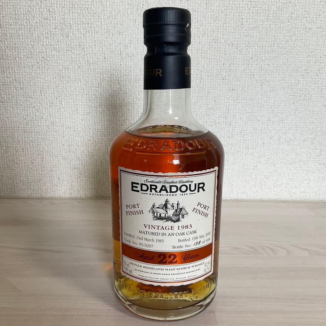 エドラダワー 22年 1983ポートフィニッシュ シングルモルト スコッチ