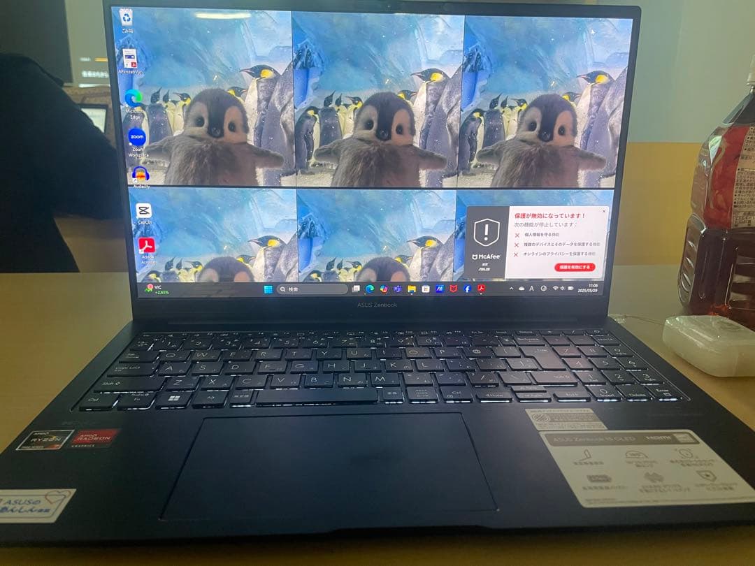 ASUS「ZENBOOK 15OLEDUM3504DA-MA321WS」 美品