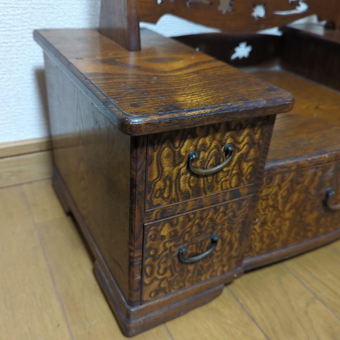 木製和風ドレッサー　化粧鏡　昭和レトロ　古民家　アンティーク