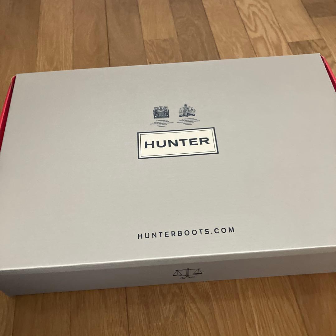 【新品未使用】HUNTER ハンター レインブーツ 24cm レディース 箱付き