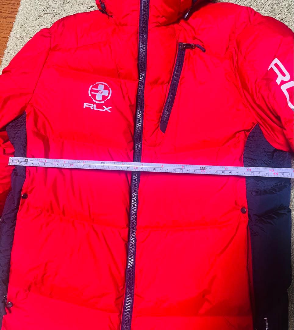 ラルフローレン　RLX フード付きダウンジャケット 赤